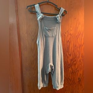 Gray Kyte Baby overalls.